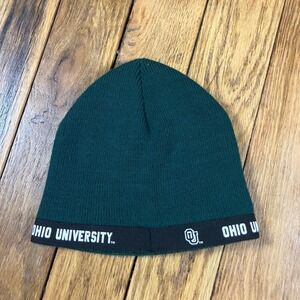 K2ID Ohio University Bobcats Beanie Hat Green OU NCAA Collegiate Knit Cap